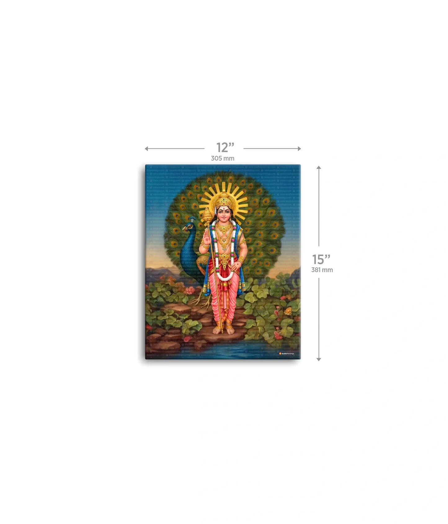 Lord Murugan Painting