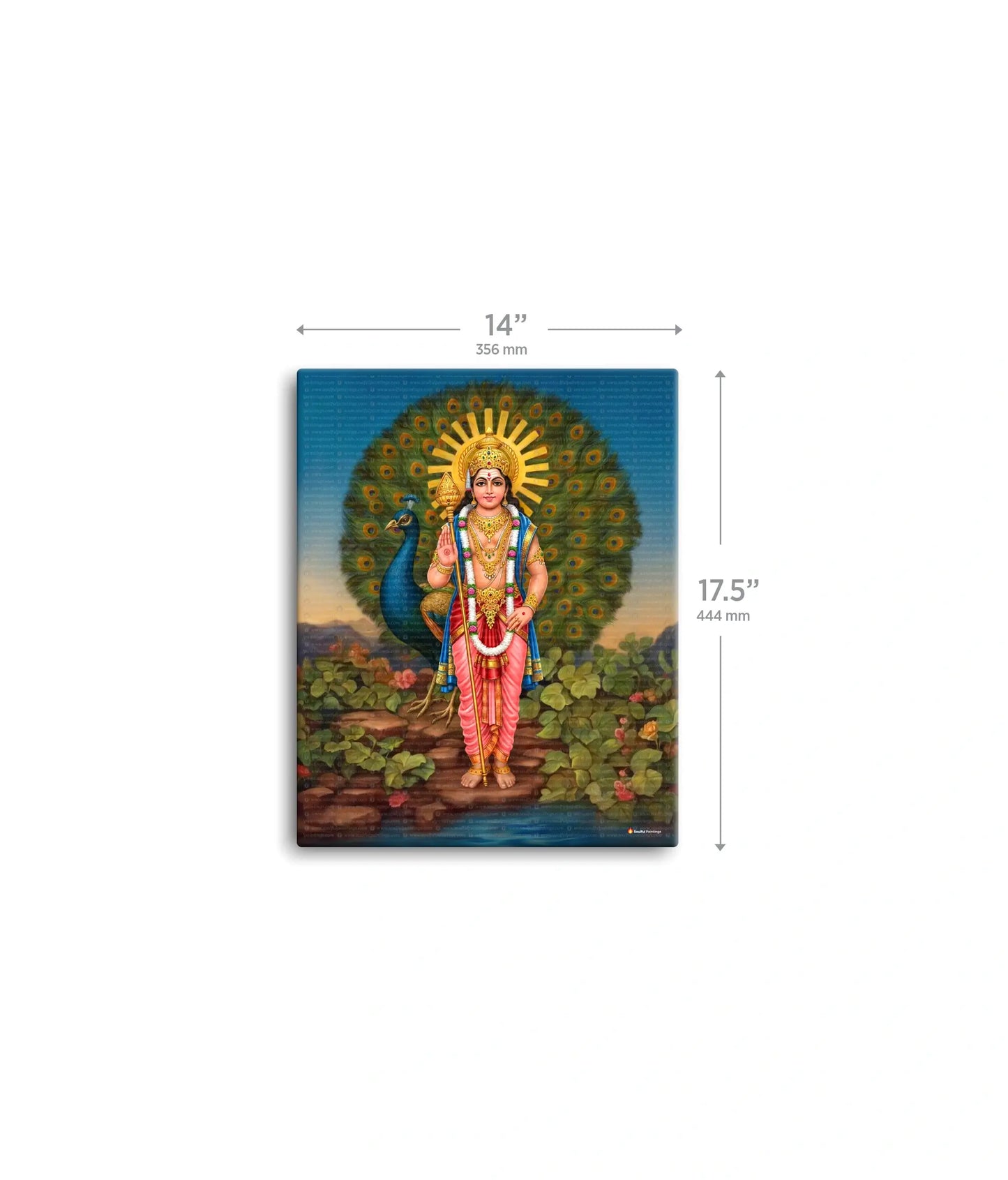 Lord Murugan Painting