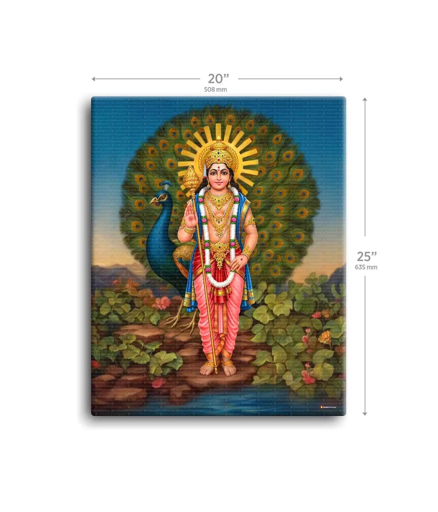 Lord Murugan Painting