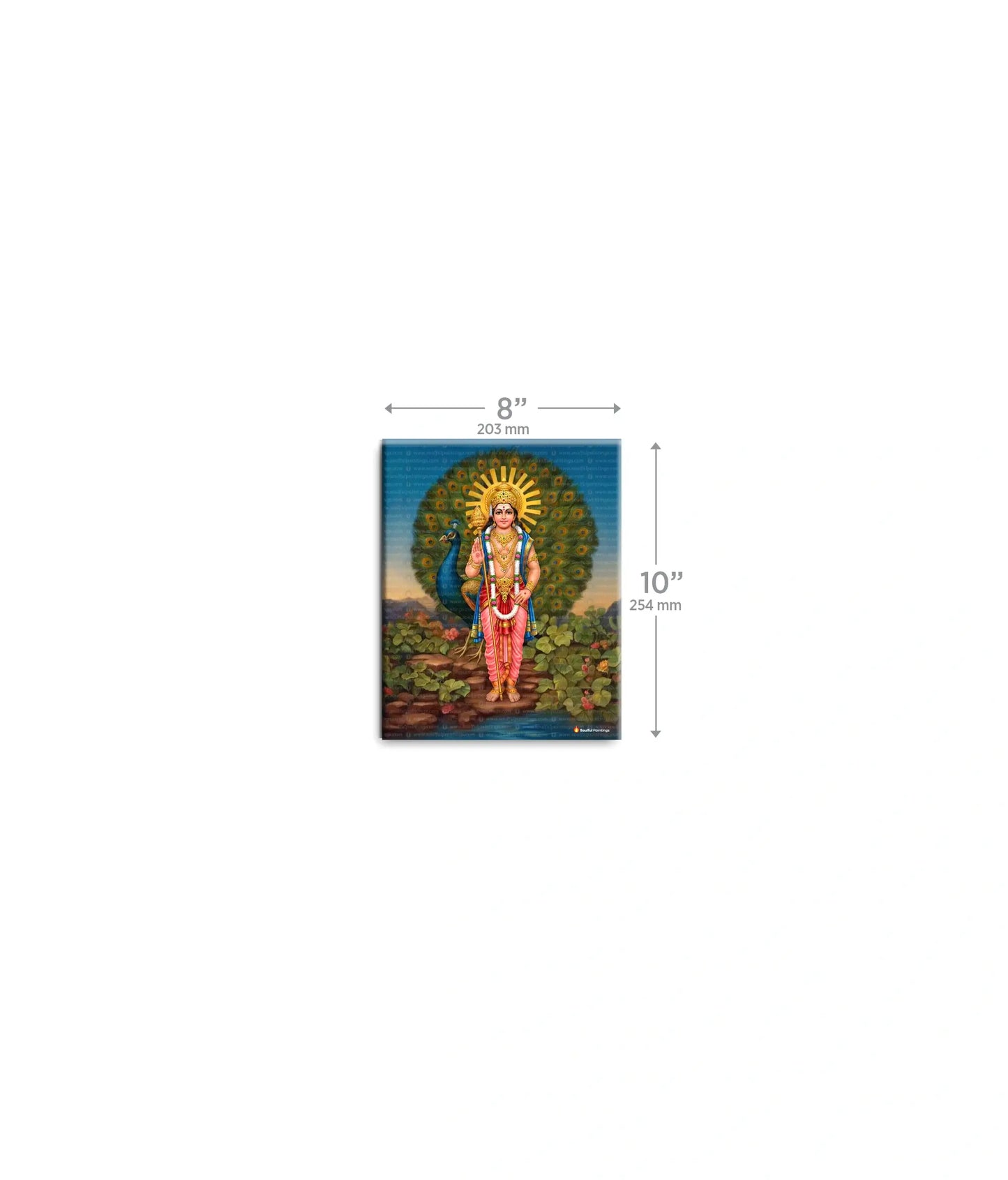 Lord Murugan Painting