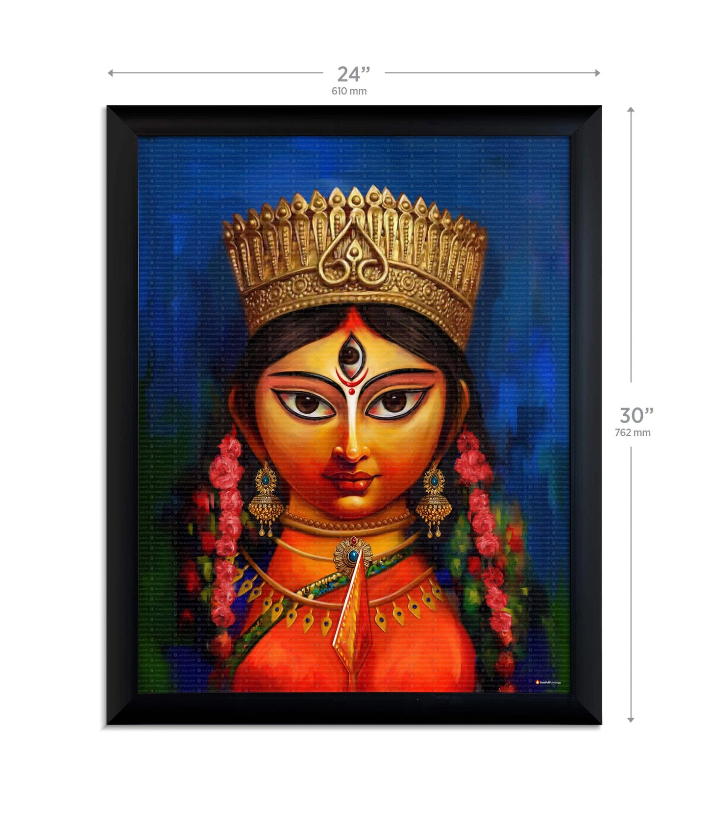 Maa Durga Modern Art Painting