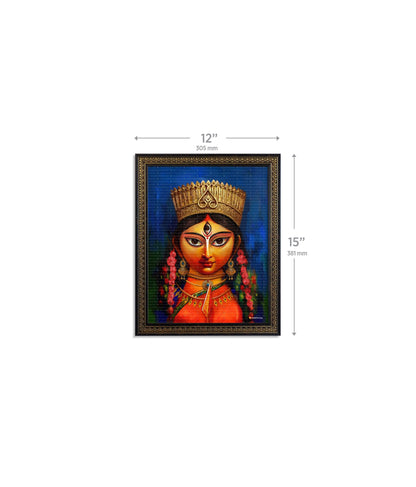 Maa Durga Modern Art Painting