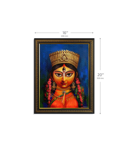 Maa Durga Modern Art Painting