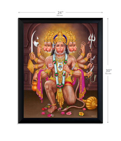 Panchmukhi Hanuman Painting