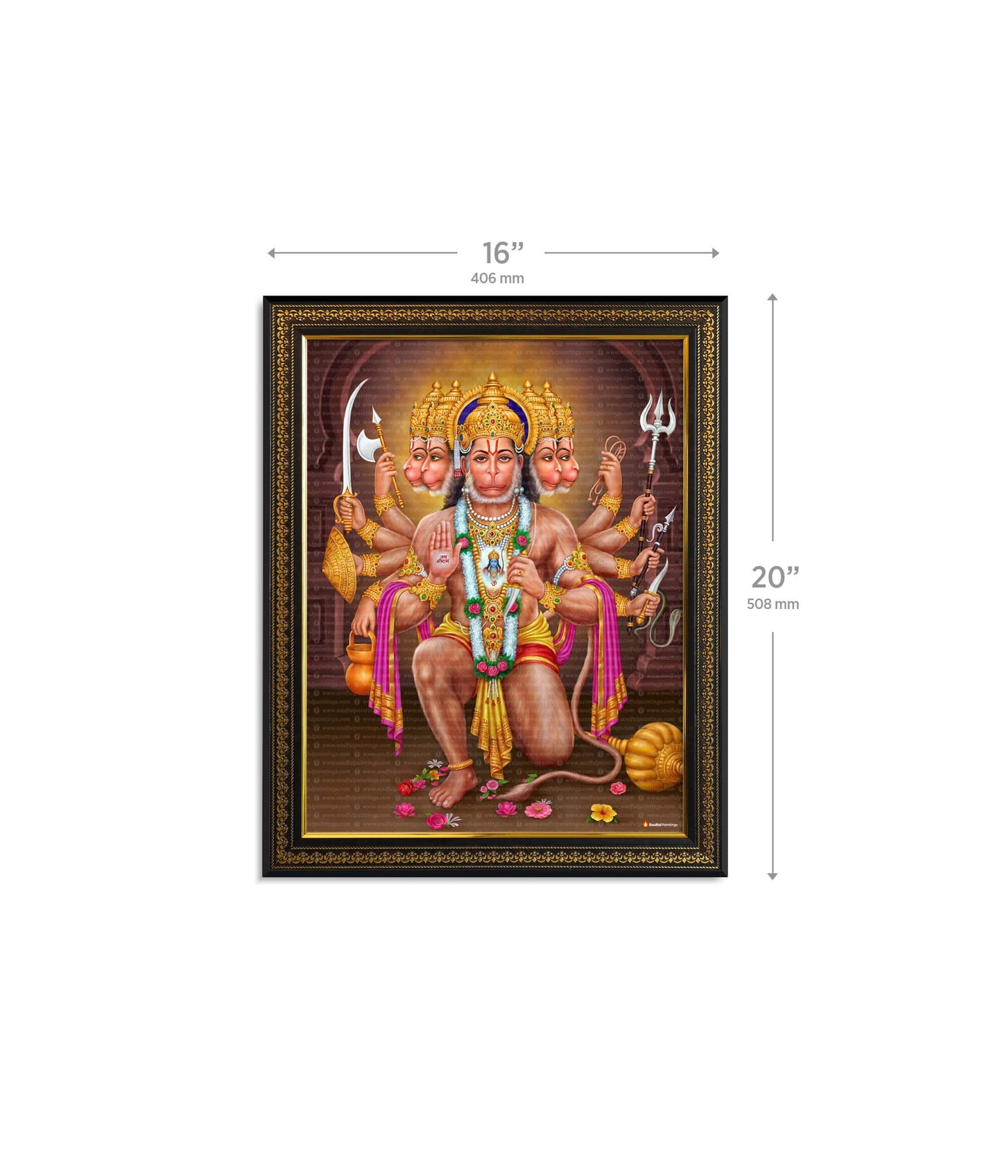 Panchmukhi Hanuman Painting