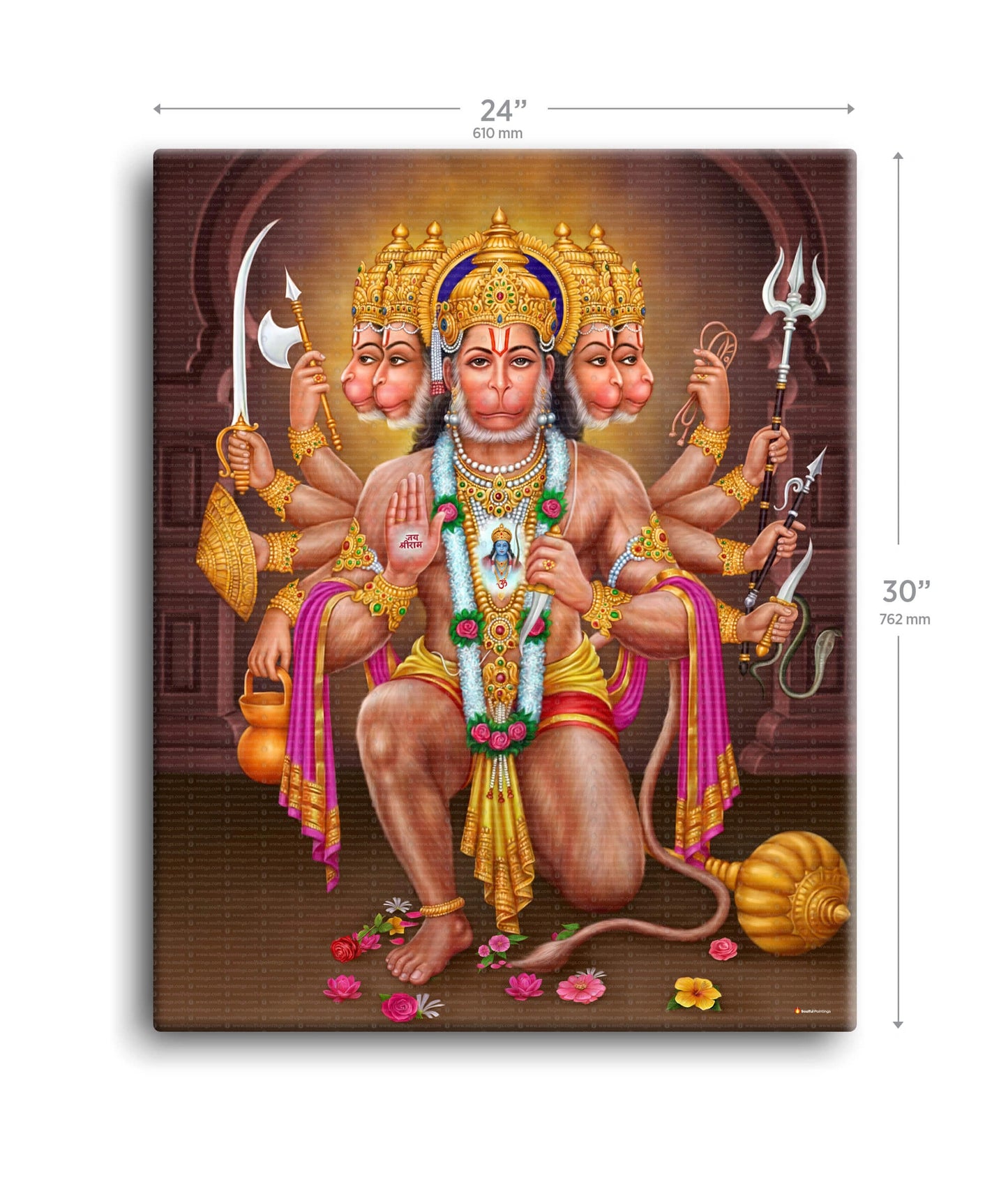 Panchmukhi Hanuman Painting