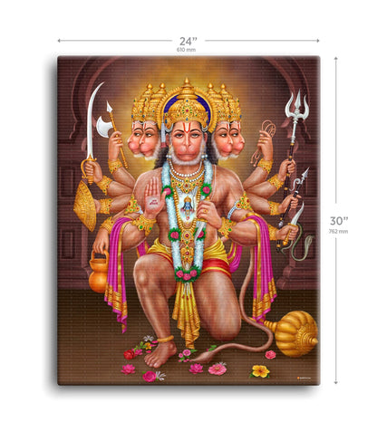Panchmukhi Hanuman Painting
