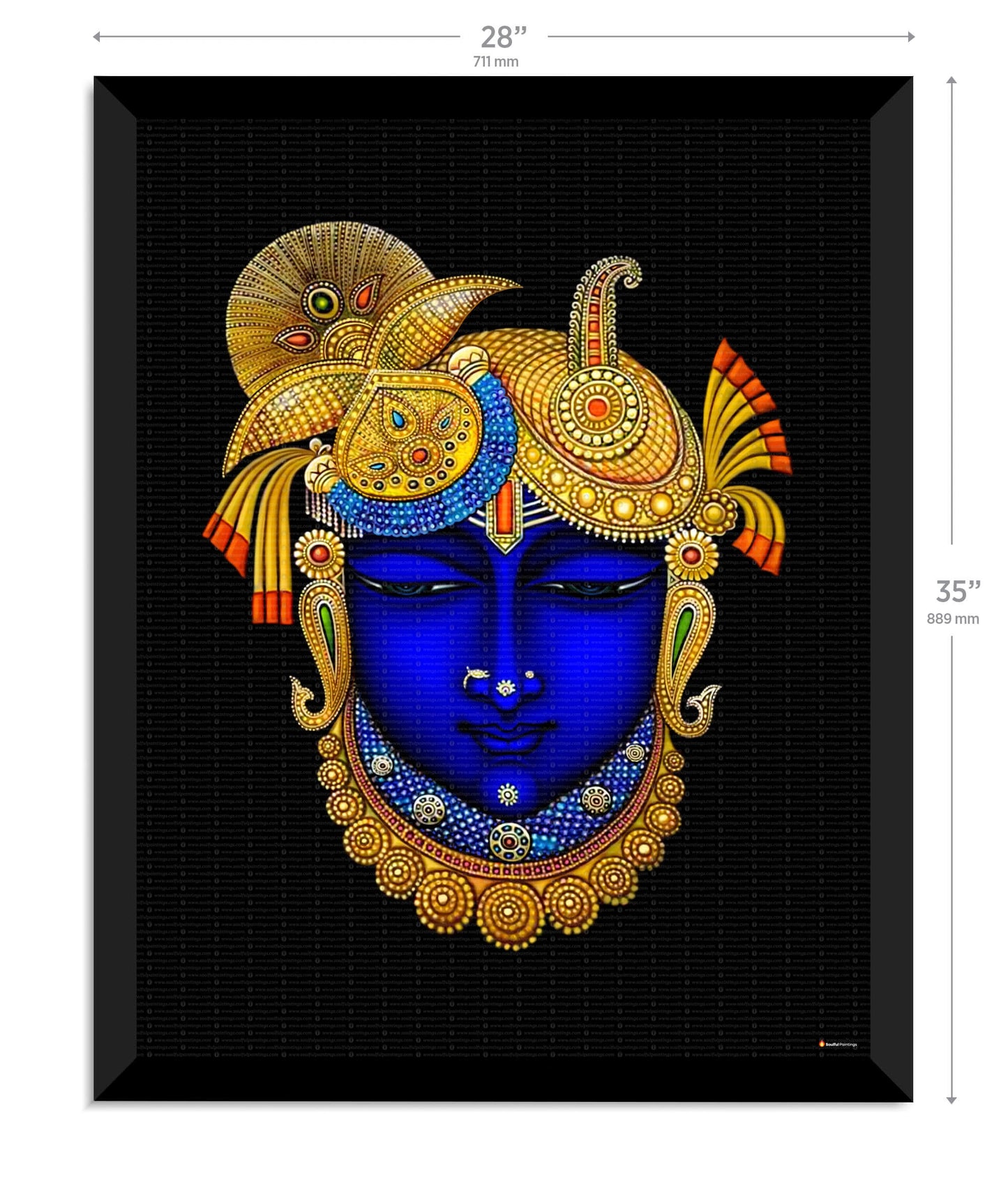 Shrinathji Face Painting
