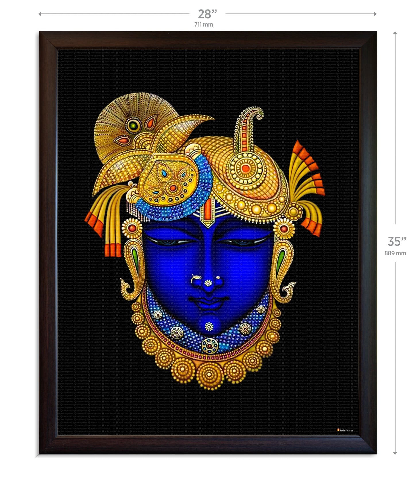 Shrinathji Face Painting