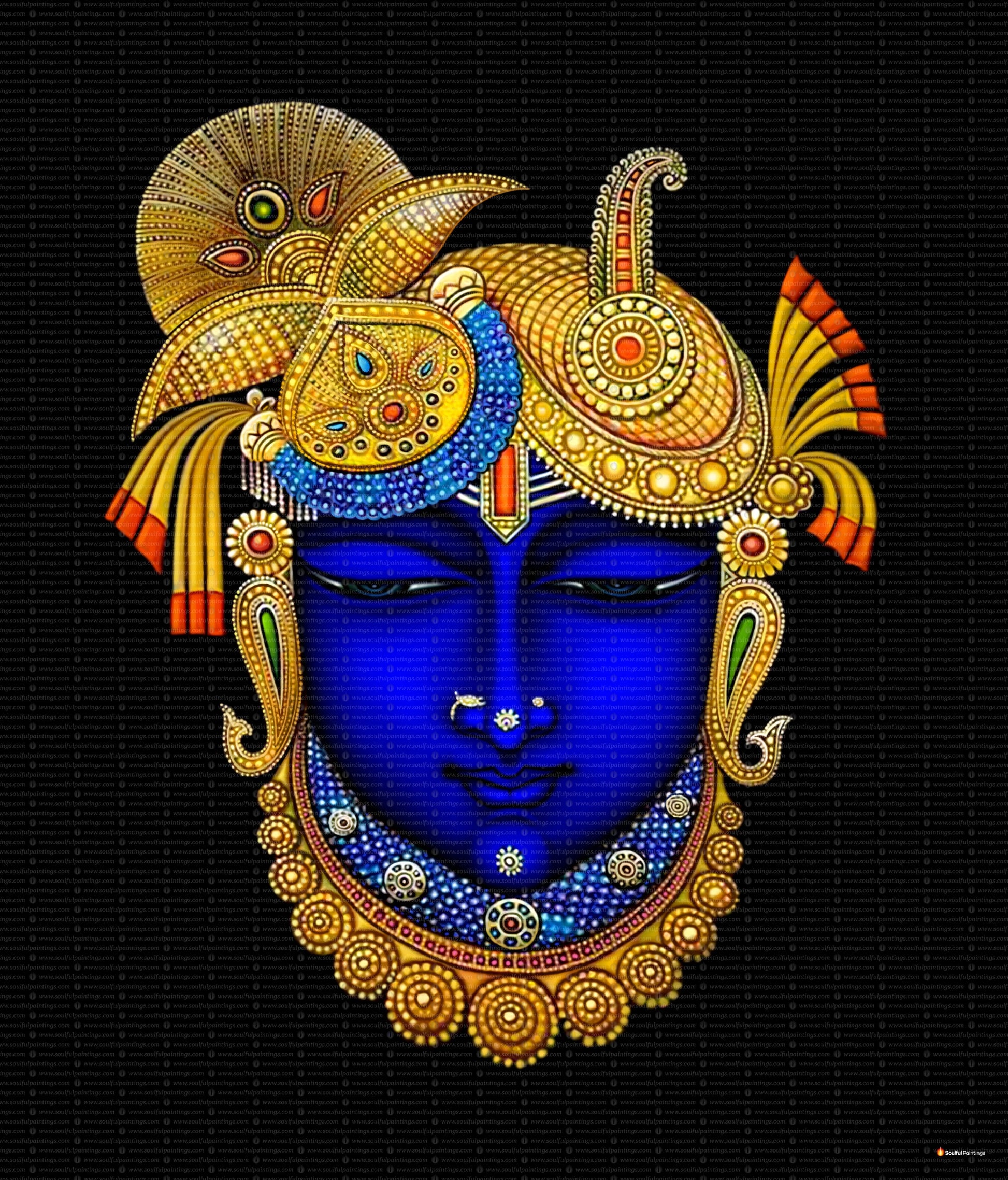 Shrinathji Face Painting