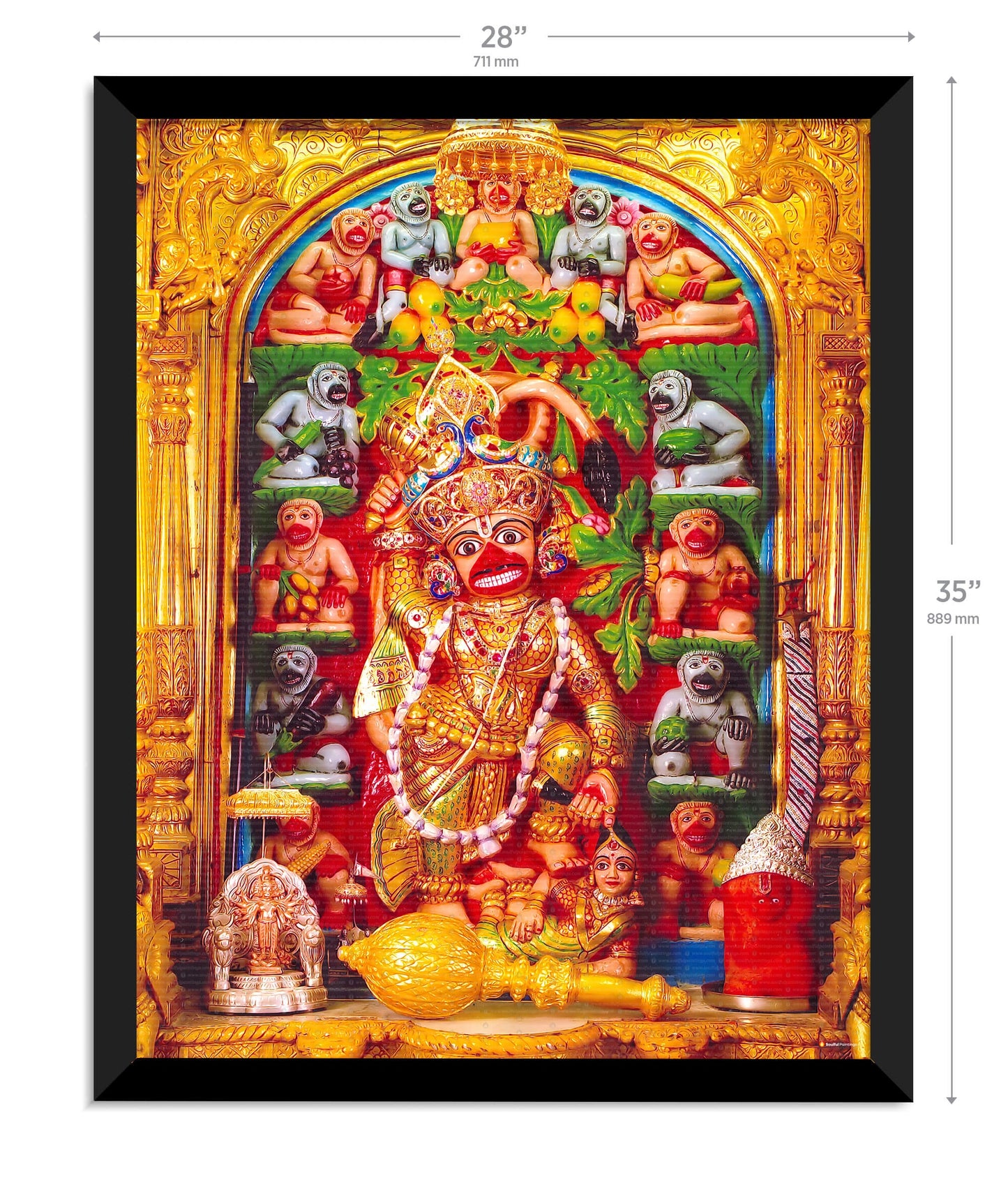 Sarangpur Hanuman Dada Photo Painting