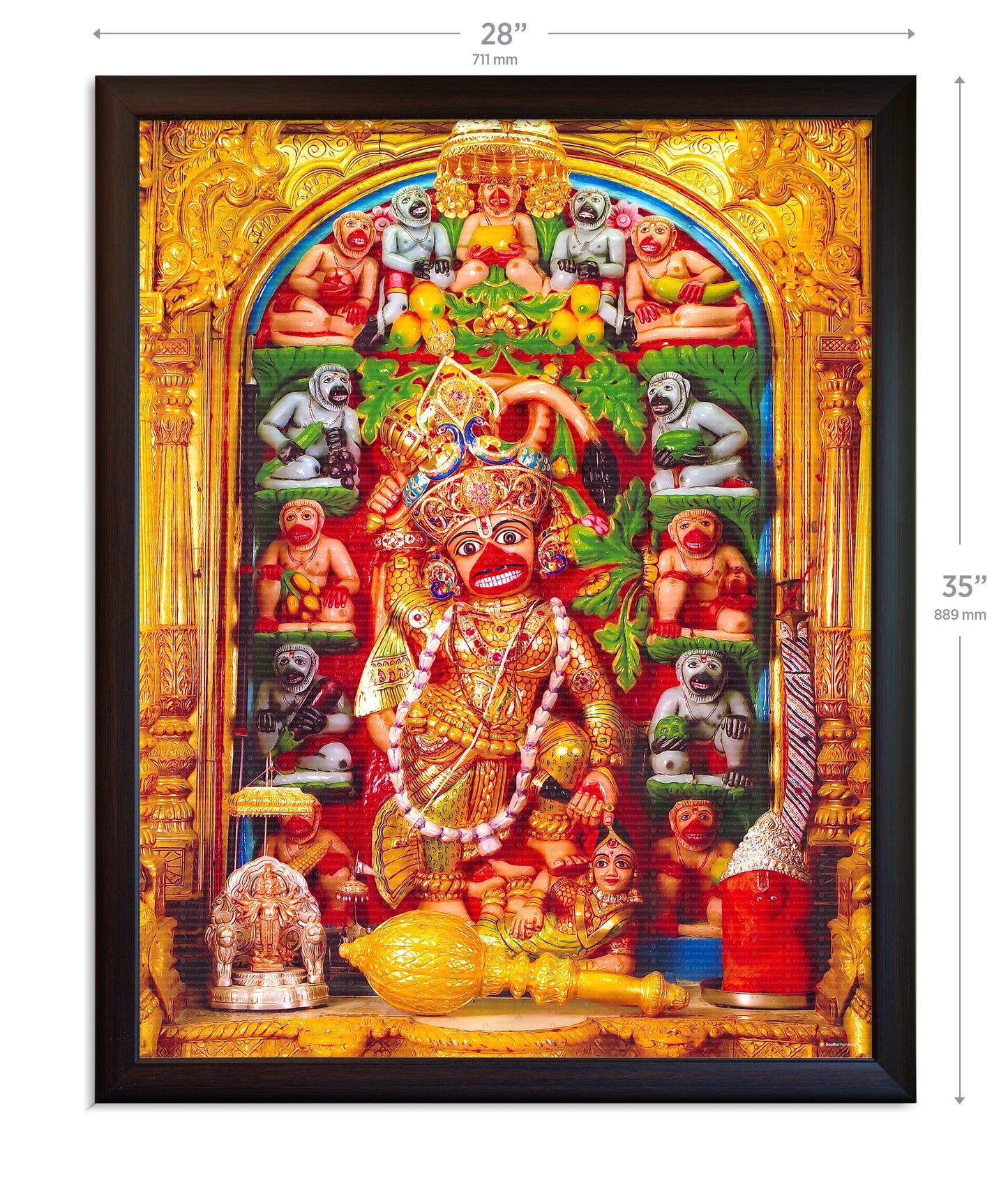 Sarangpur Hanuman Dada Photo Painting
