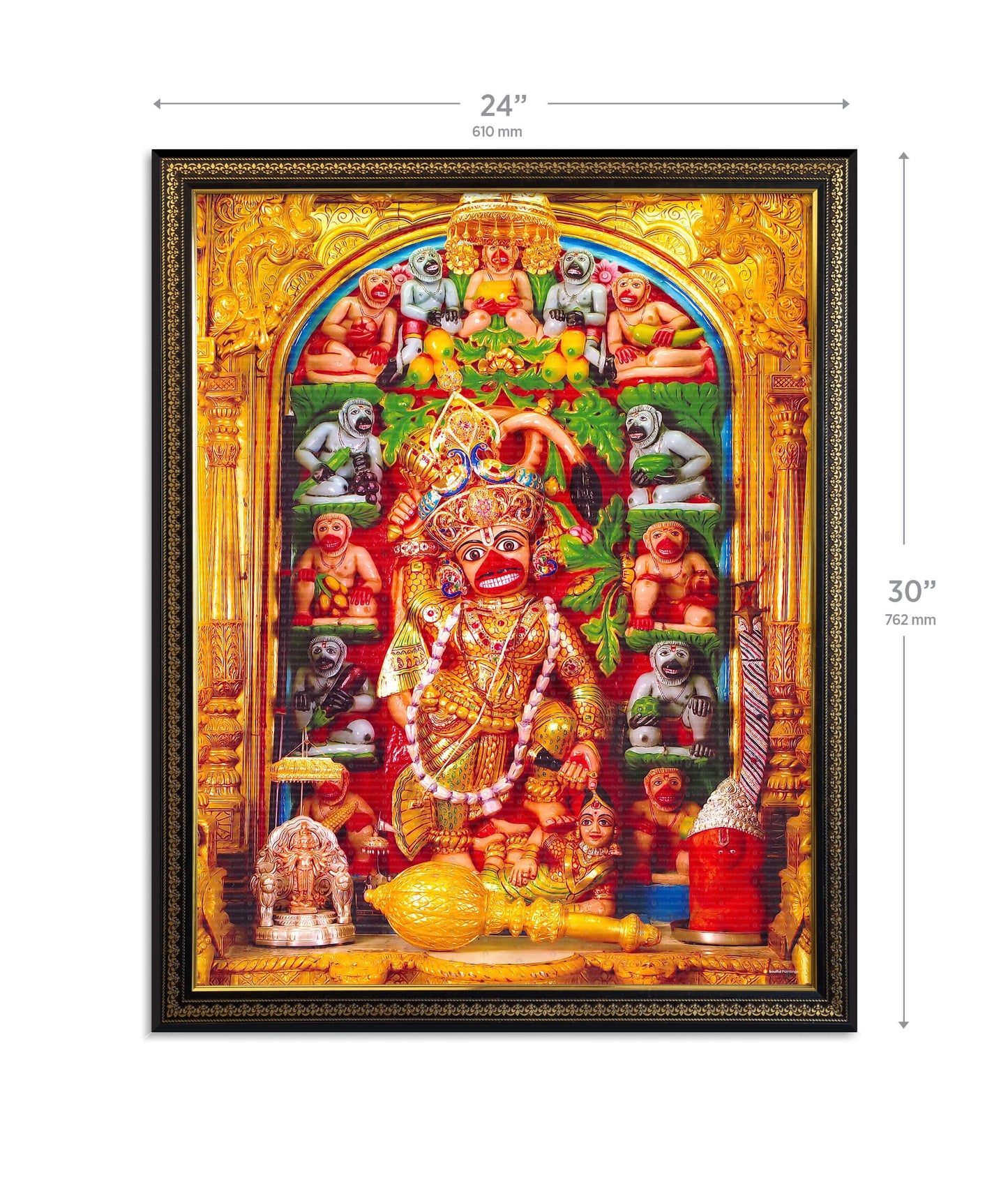 Sarangpur Hanuman Dada Photo Painting