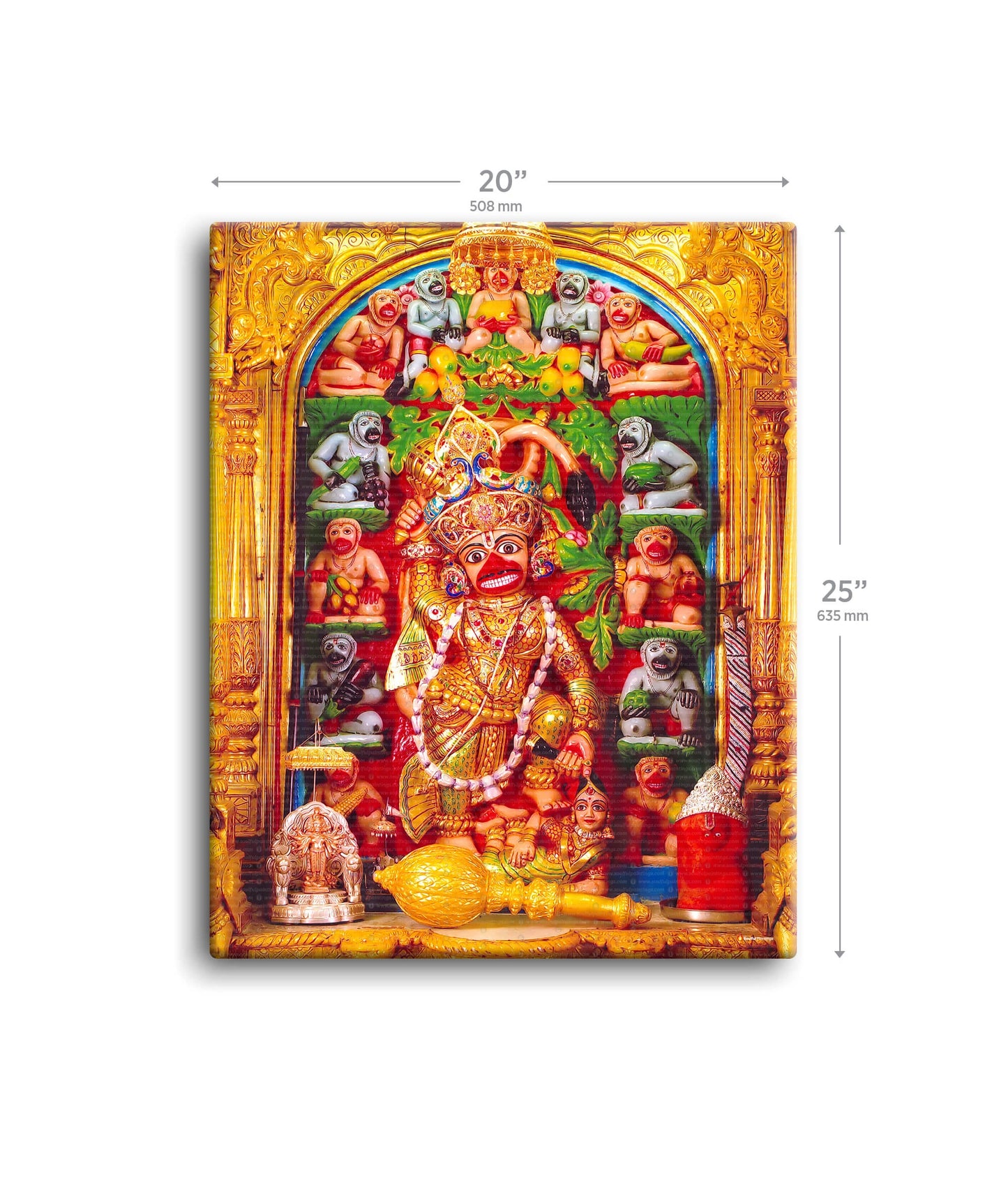 Sarangpur Hanuman Dada Photo Painting