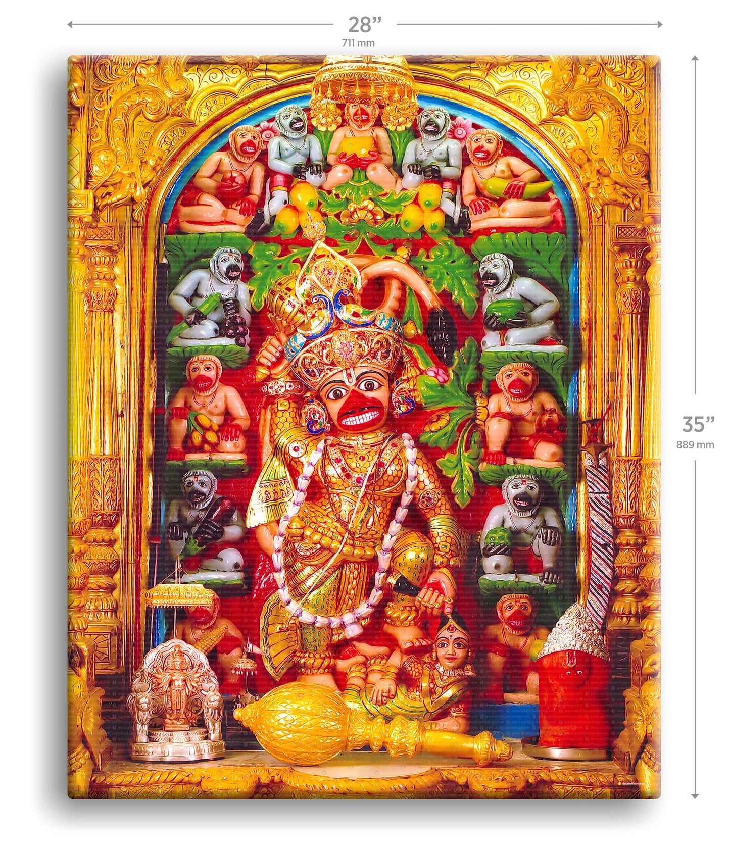 Sarangpur Hanuman Dada Photo Painting