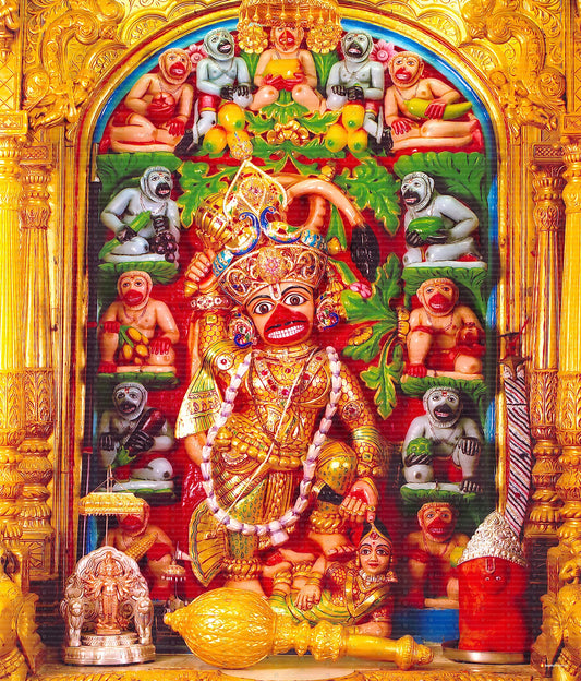 Sarangpur Hanuman Dada Photo Painting