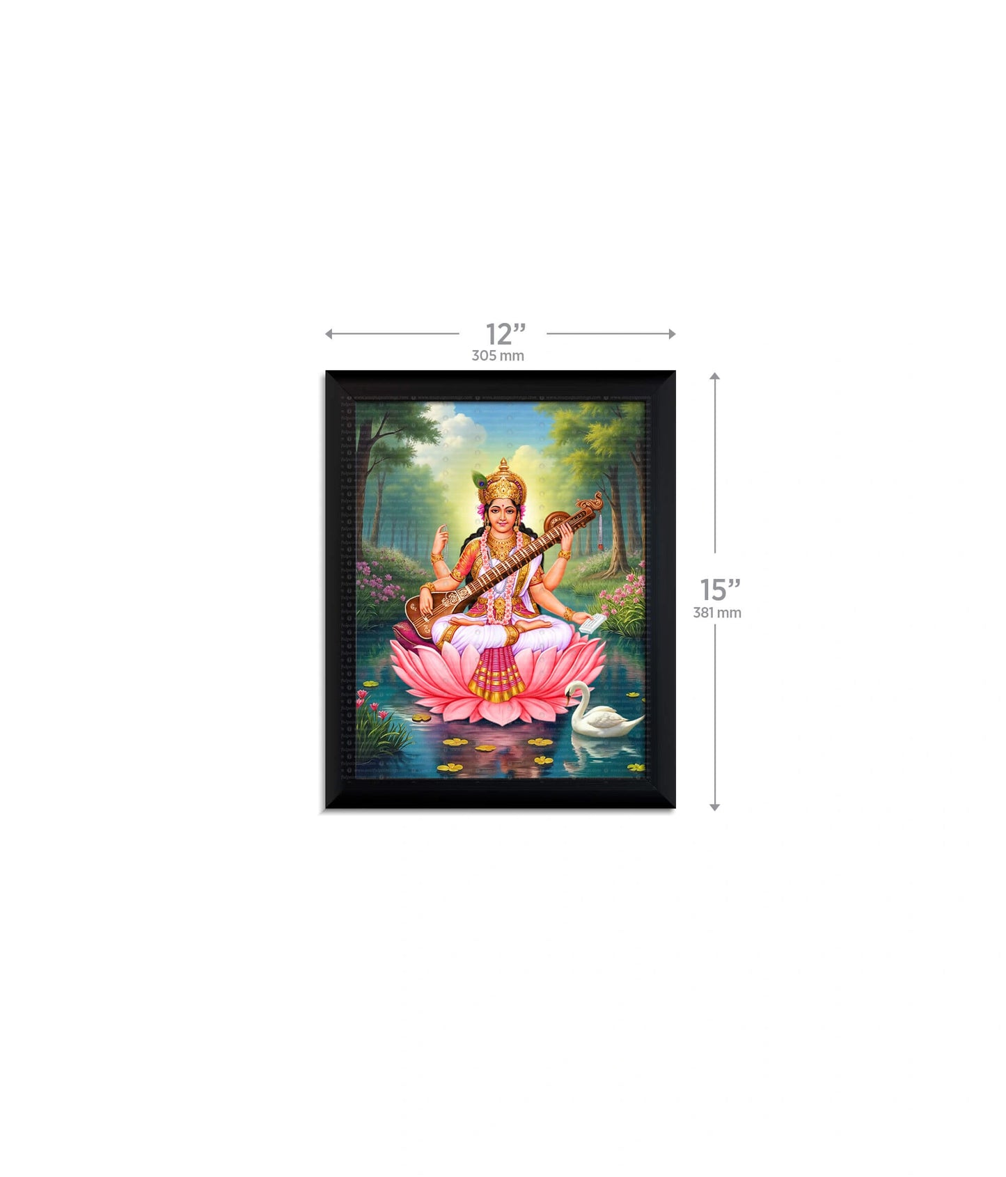 Saraswati Maa Painting