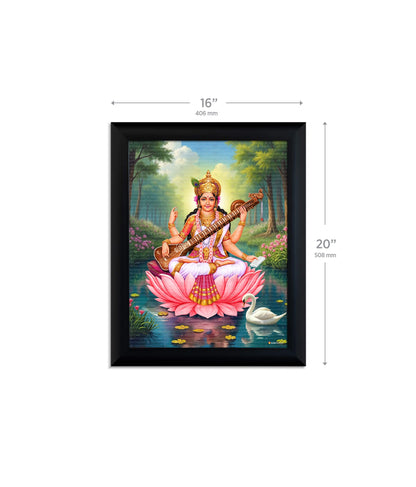 Saraswati Maa Painting