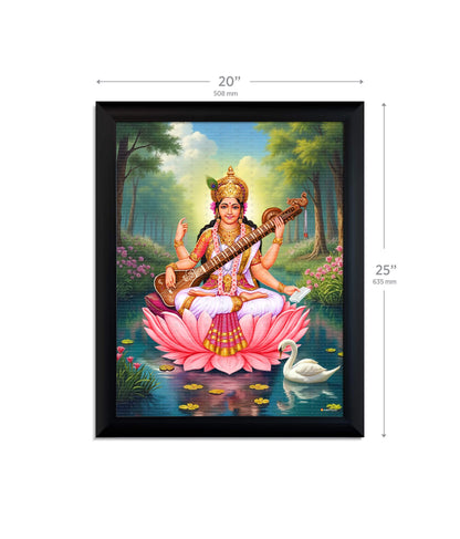 Saraswati Maa Painting