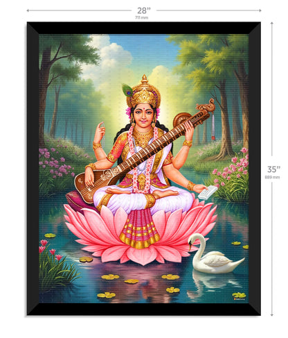 Saraswati Maa Painting