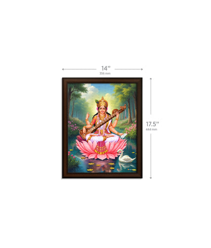 Saraswati Maa Painting