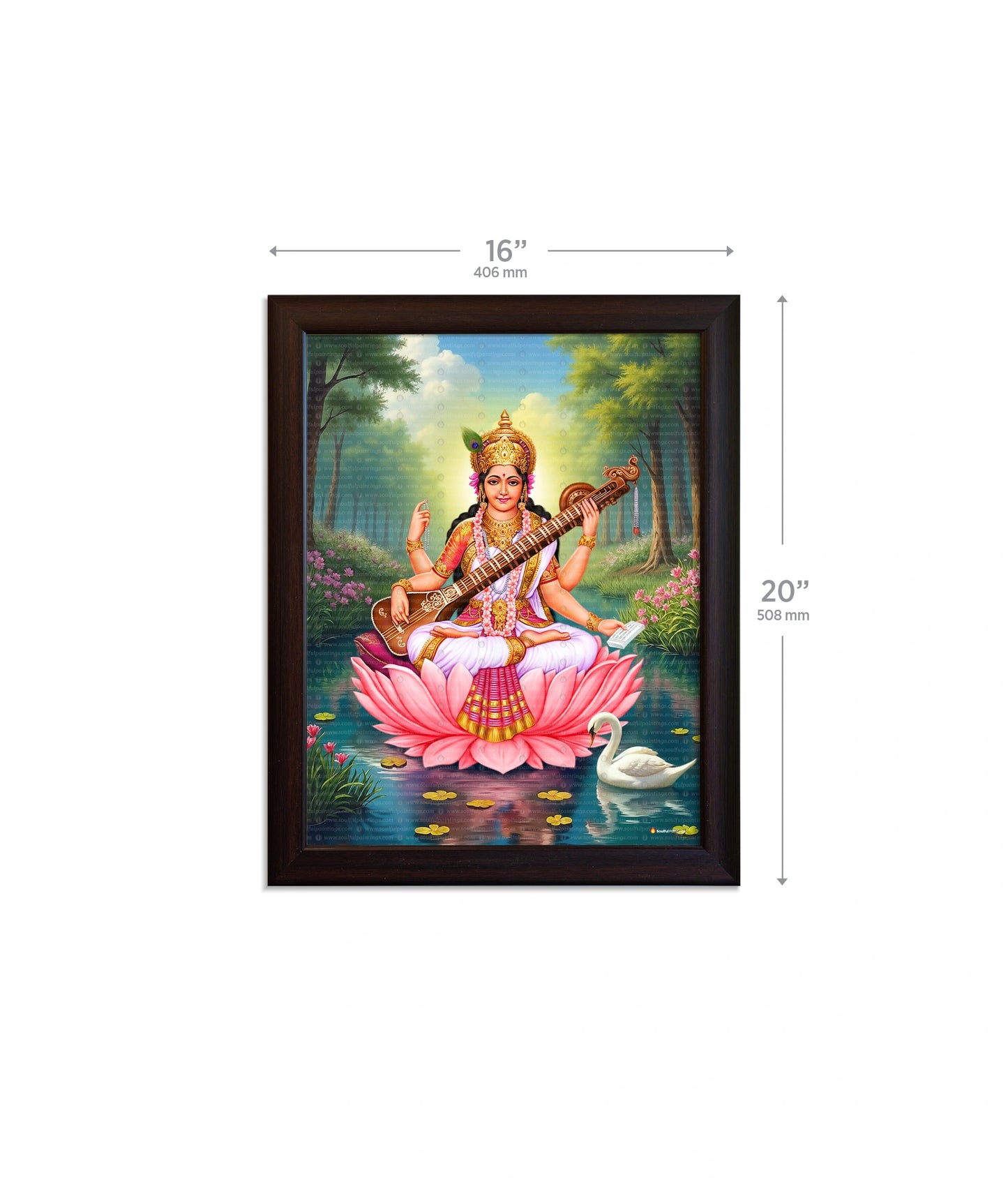 Saraswati Maa Painting