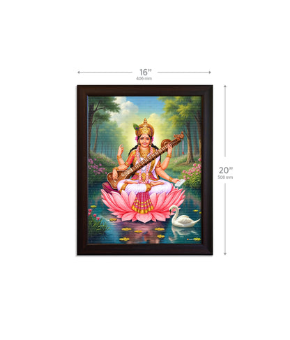 Saraswati Maa Painting
