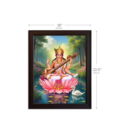 Saraswati Maa Painting