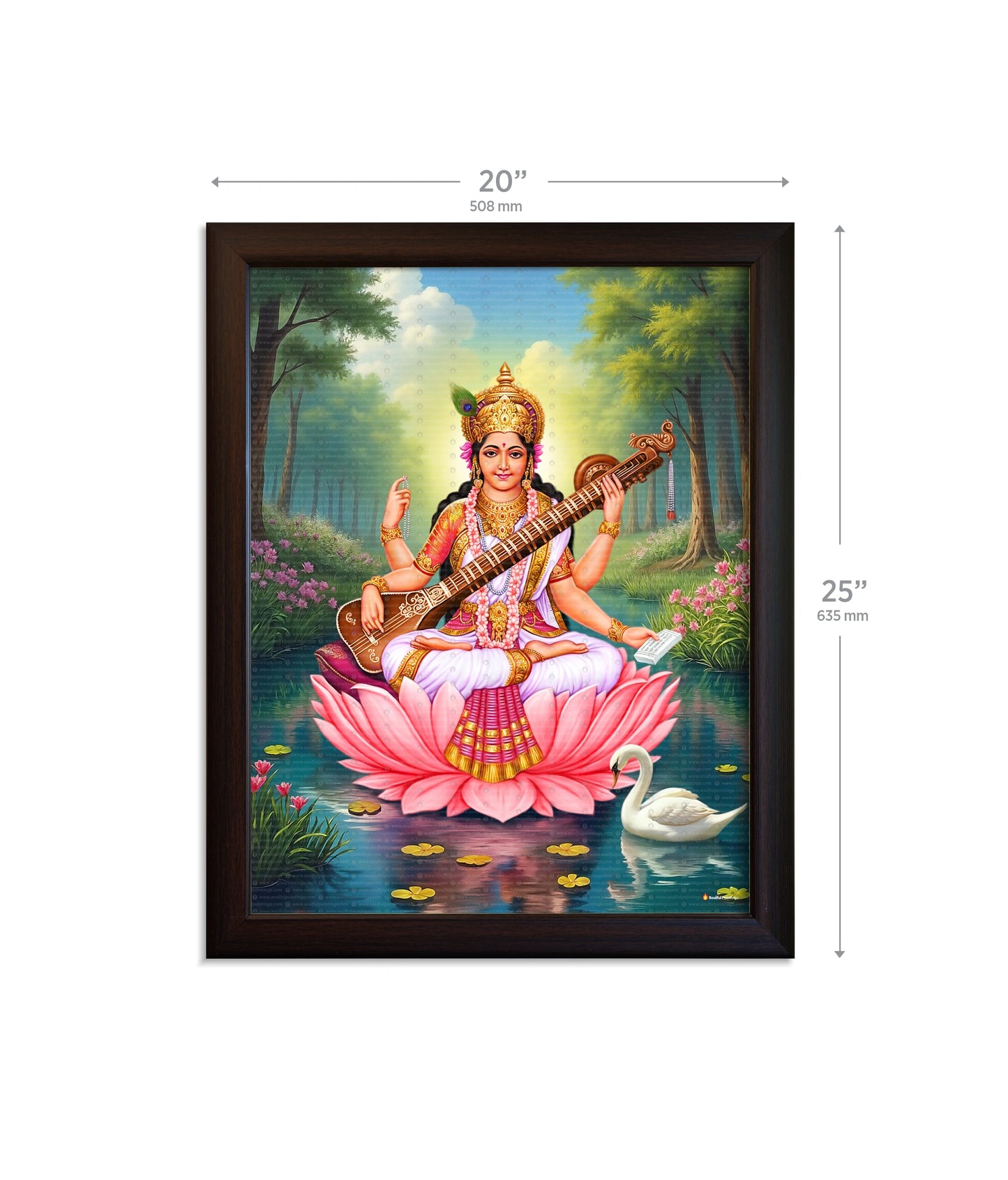 Saraswati Maa Painting