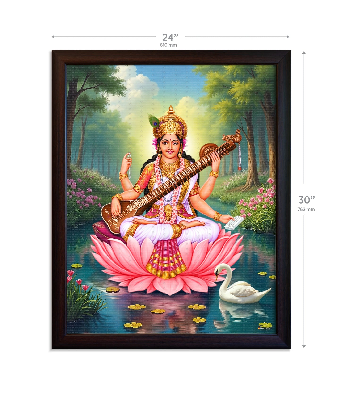 Saraswati Maa Painting