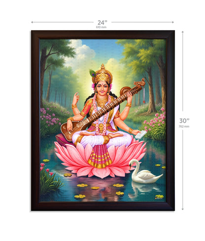 Saraswati Maa Painting