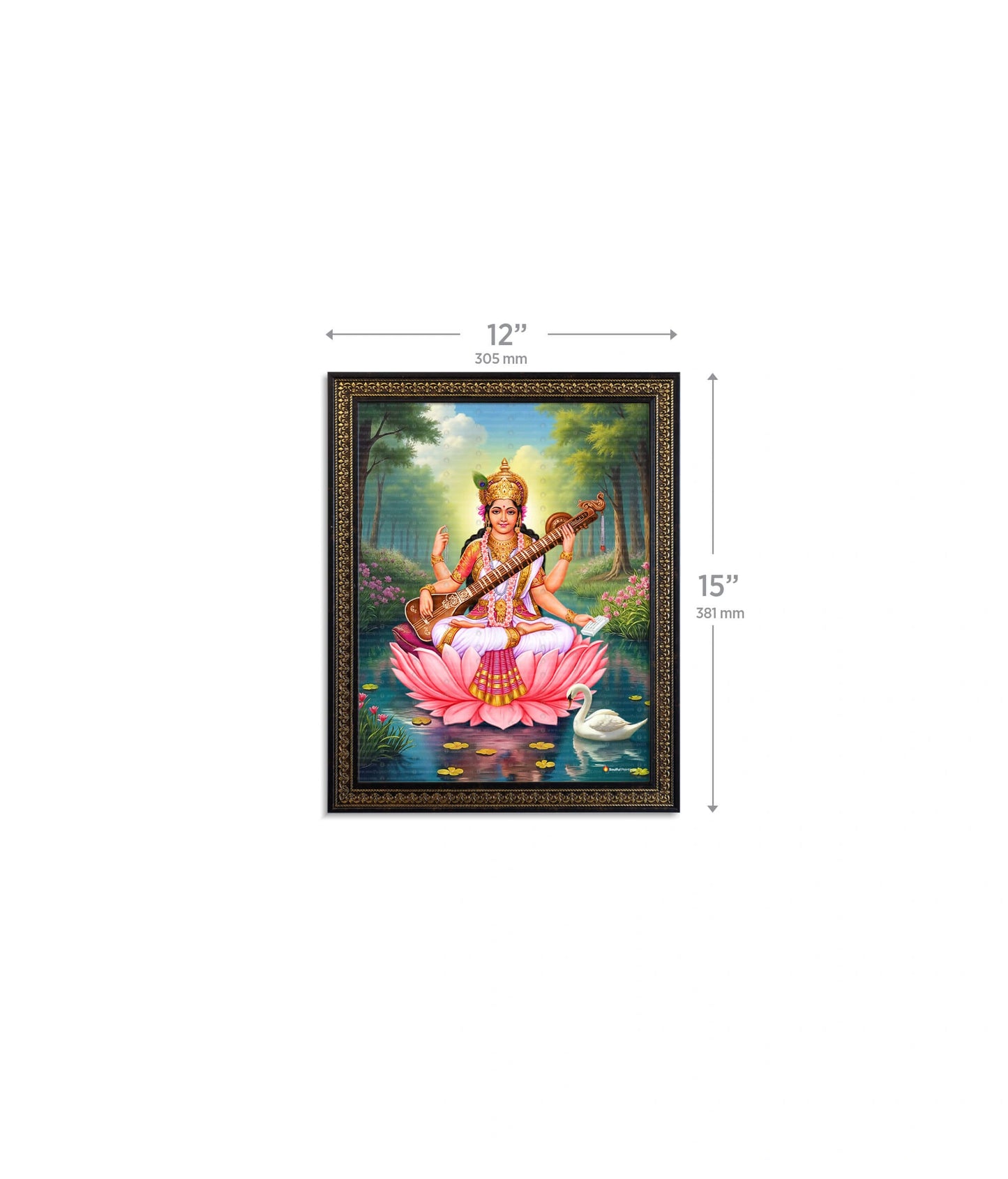 Saraswati Maa Painting