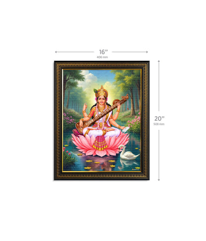 Saraswati Maa Painting