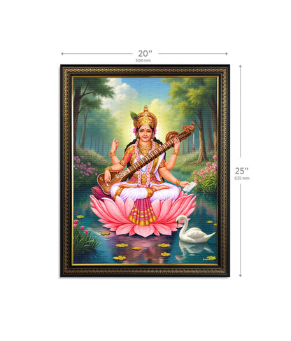 Saraswati Maa Painting