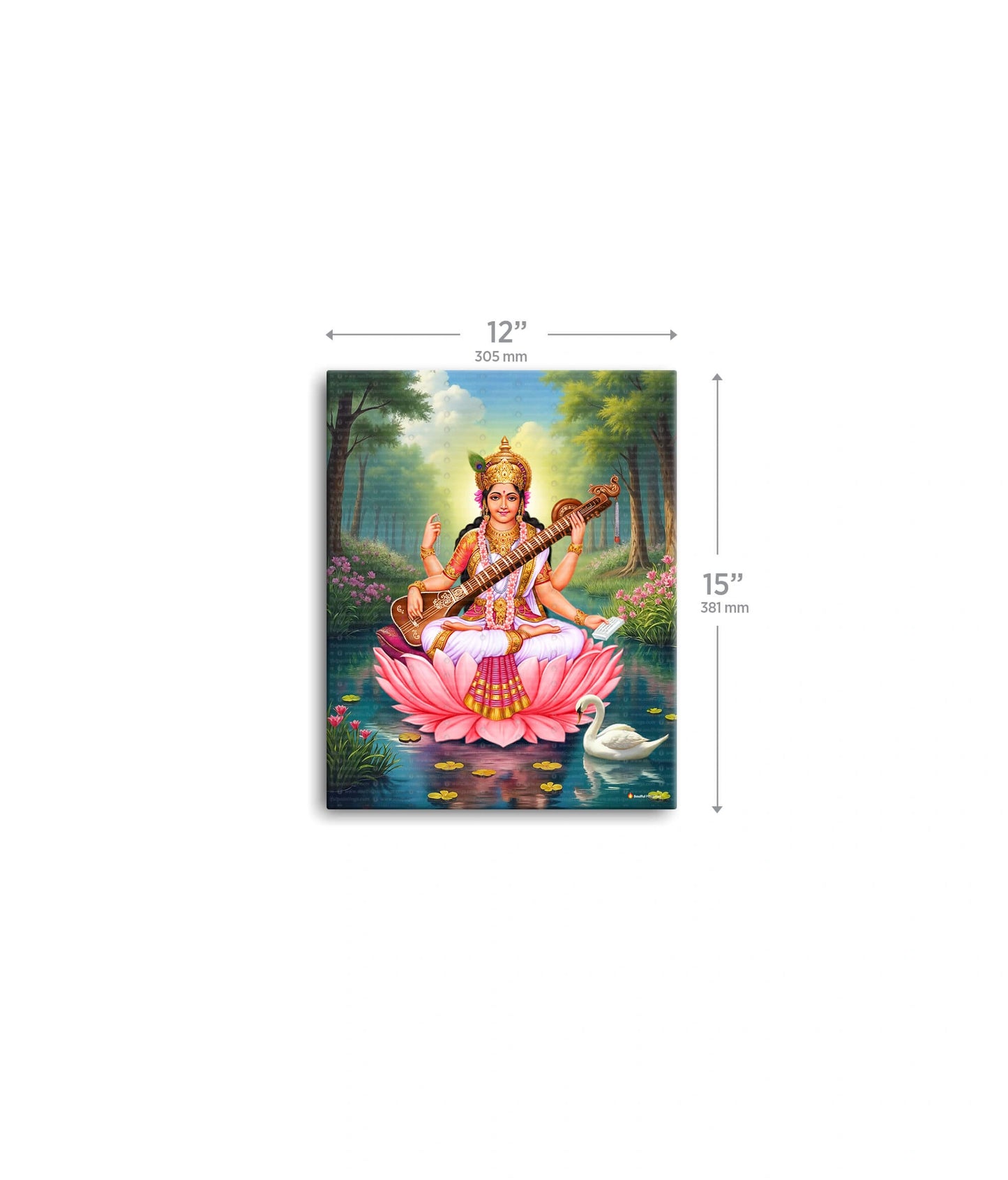 Saraswati Maa Painting