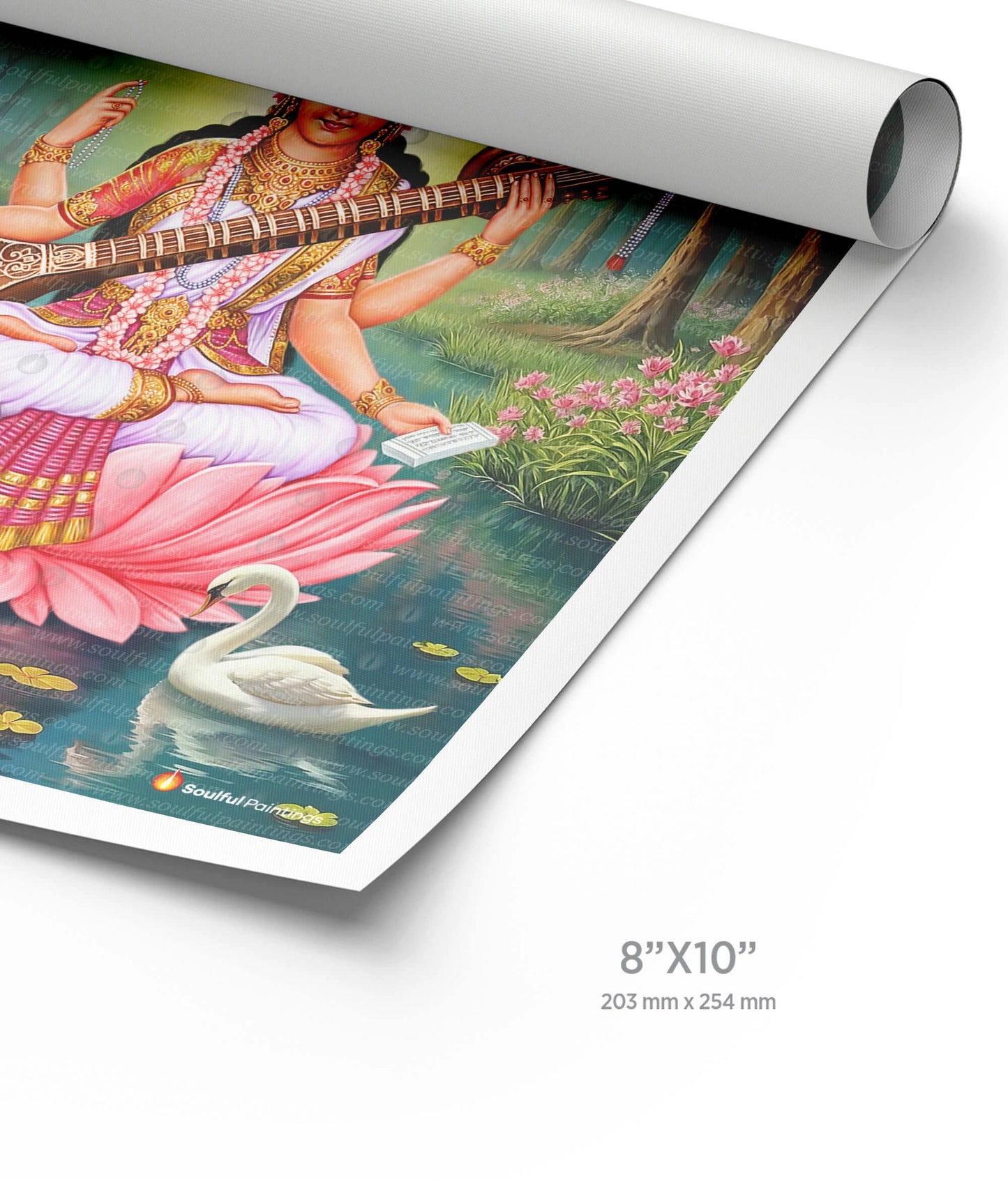 Saraswati Maa Painting