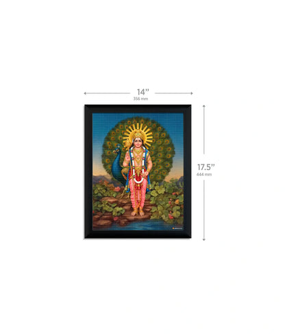 Lord Murugan Painting