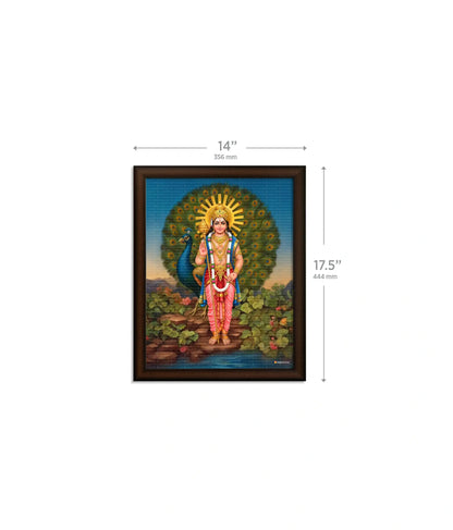 Lord Murugan Painting
