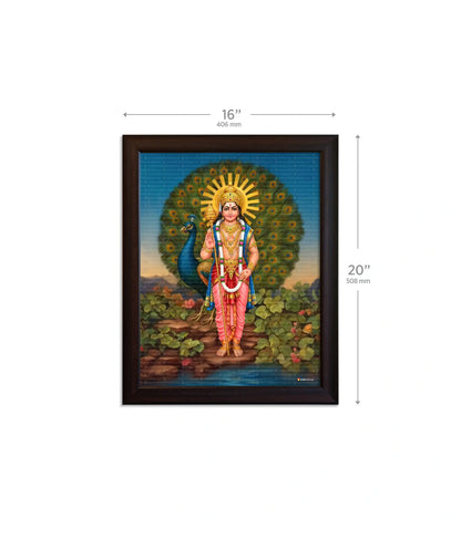 Lord Murugan Painting
