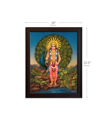 Lord Murugan Painting
