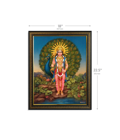 Lord Murugan Painting