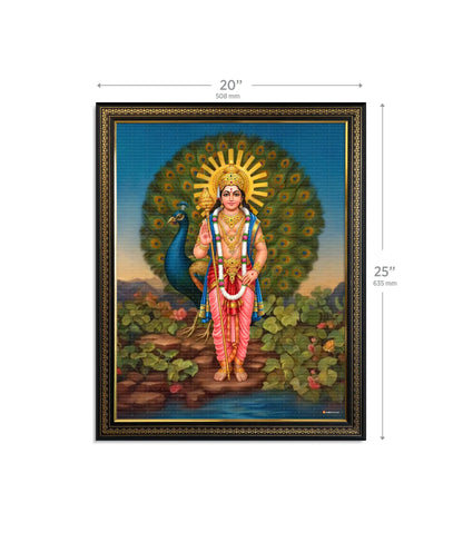 Lord Murugan Painting