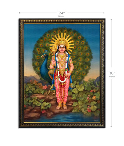 Lord Murugan Painting