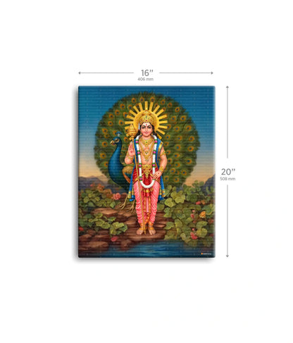 Lord Murugan Painting
