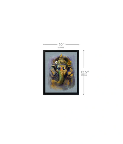Modern Abstract Ganesha Painting
