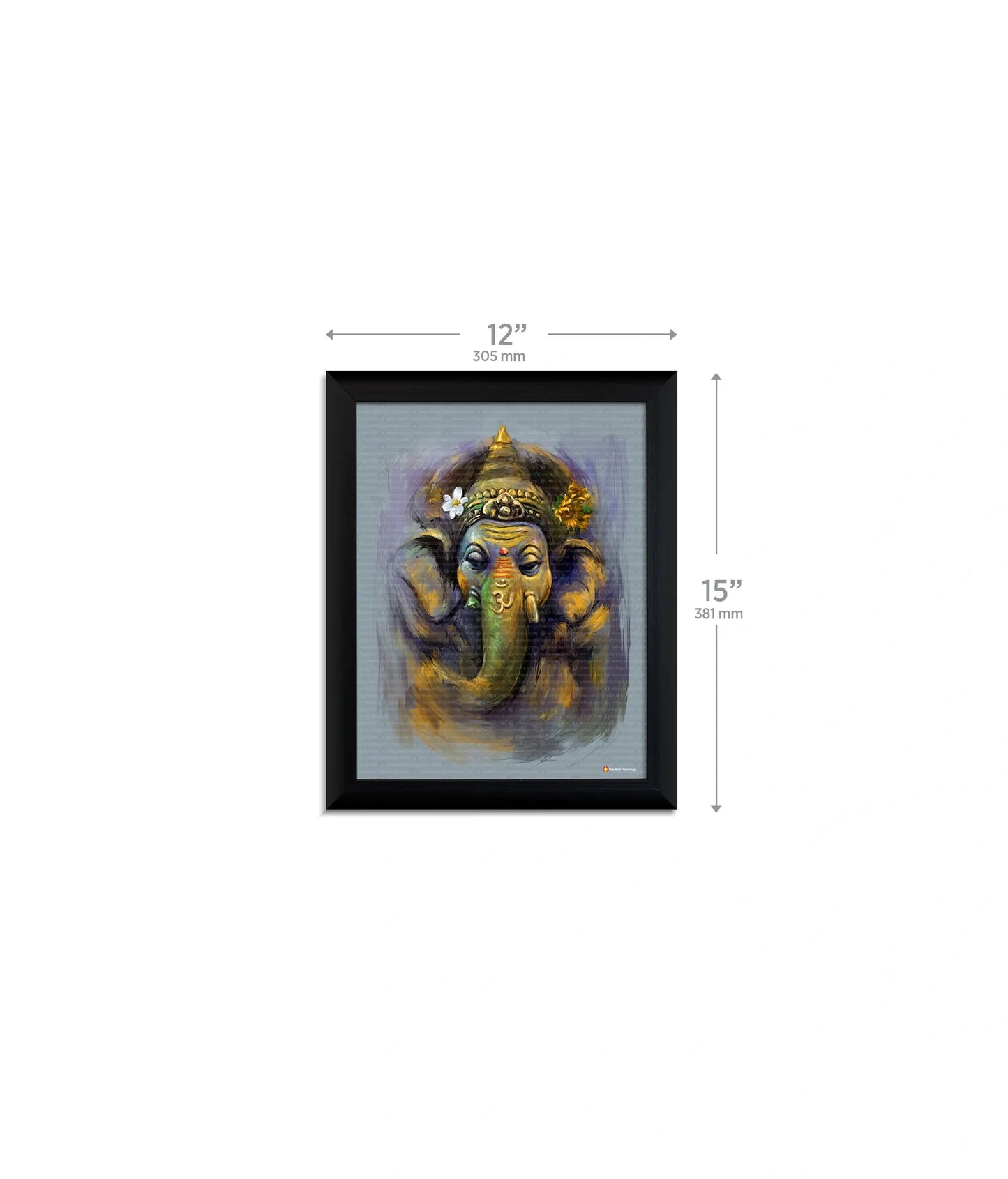 Modern Abstract Ganesha Painting