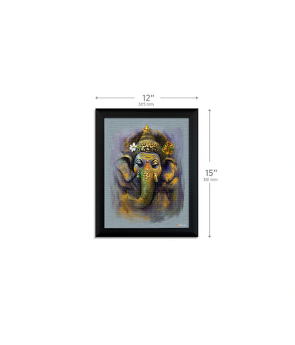 Modern Abstract Ganesha Painting