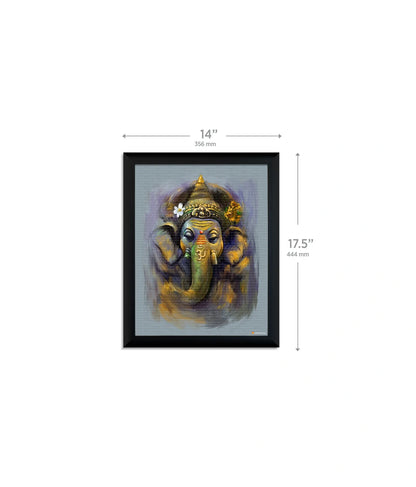 Modern Abstract Ganesha Painting