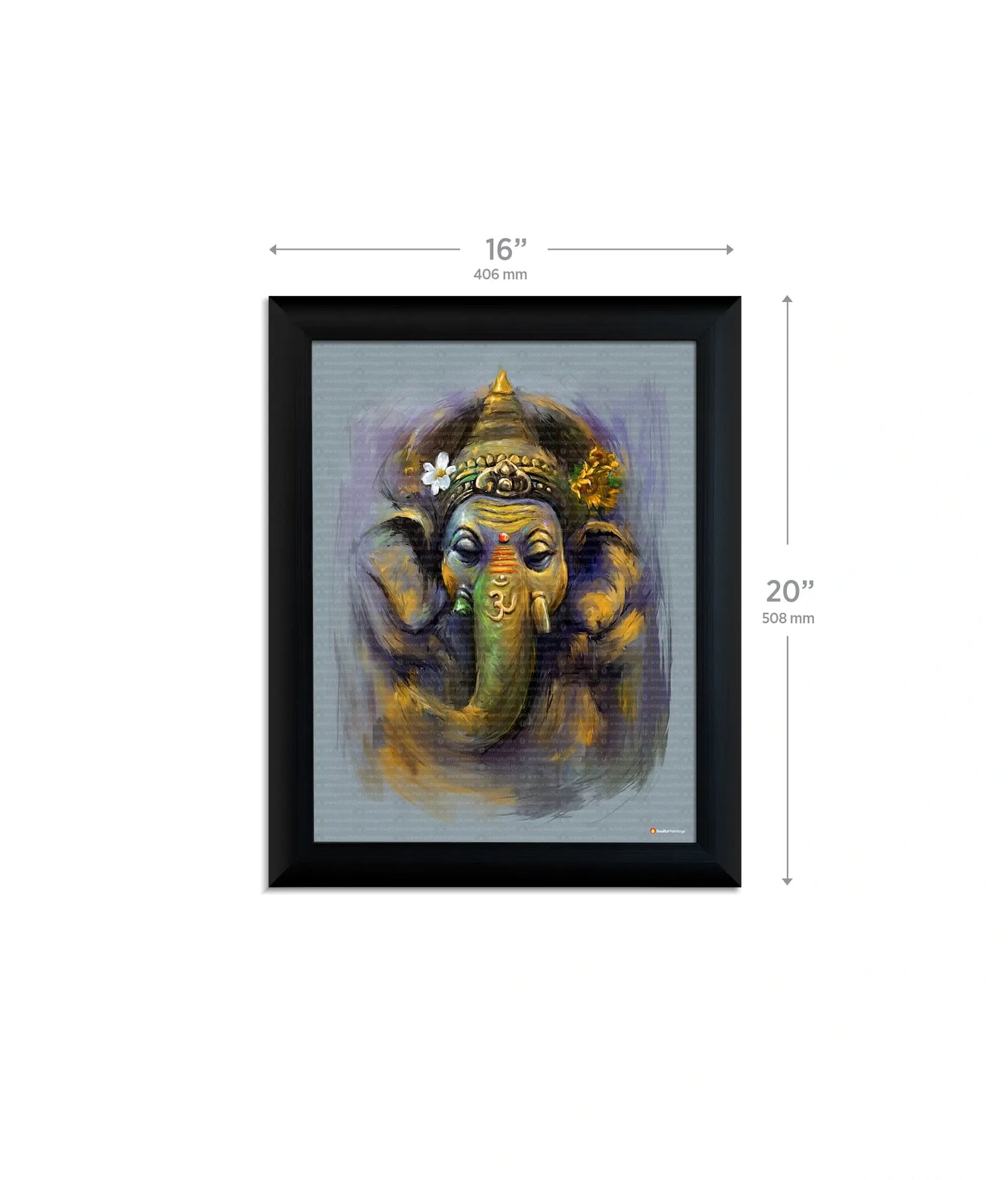 Modern Abstract Ganesha Painting