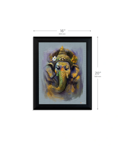 Modern Abstract Ganesha Painting
